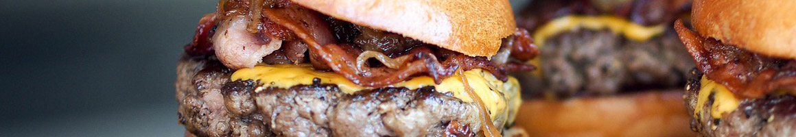 Eating Burger at Hamburger Haus restaurant in Campbellsport, WI.